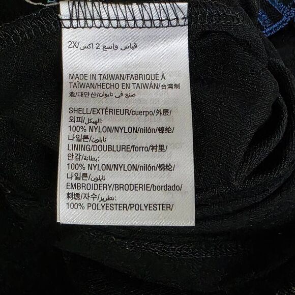 Alfani Black Embroidered Sheer Tunic Top 2X - Picture 8 of 9